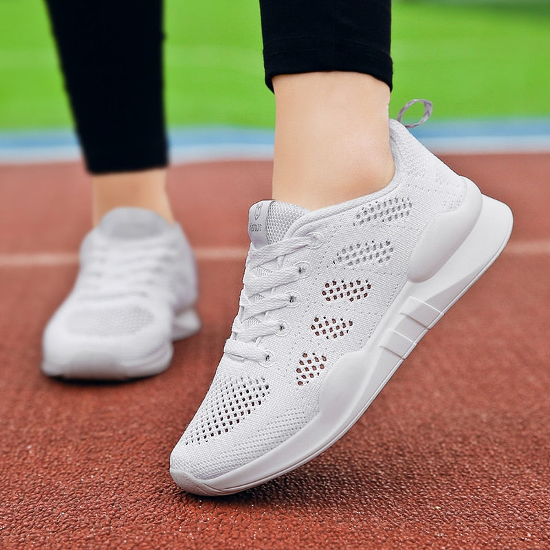 Shoes Woman Sneakers White Platform Trainers Women Shoe Casual Tenis Feminino Zapatos De Mujer Zapatillas Womens Sneaker Basket