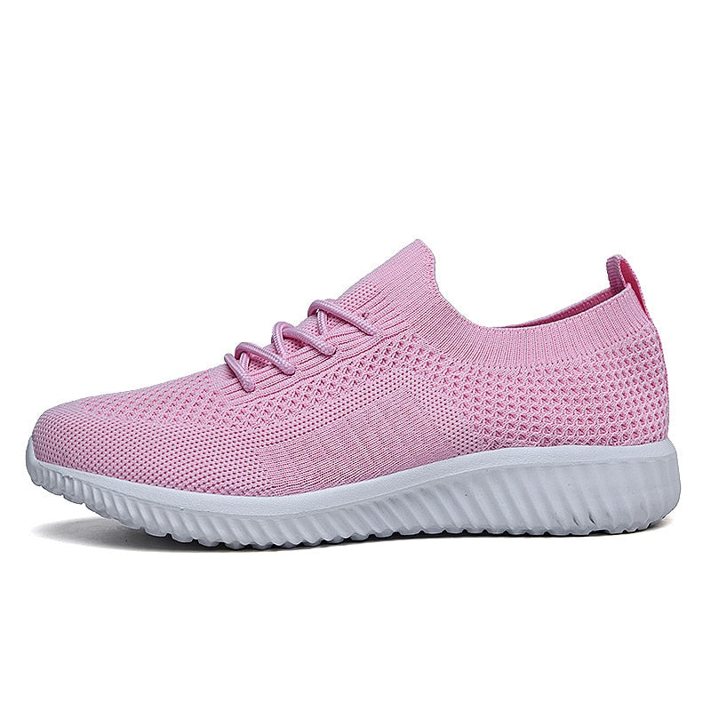 Women Casual Shoes Fashion Breathable Walking Mesh Flat Shoes Woman White Sneakers Women 2020 Tenis Feminino Gym Shoes Sport