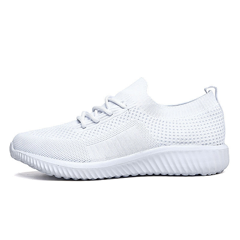 Women Casual Shoes Fashion Breathable Walking Mesh Flat Shoes Woman White Sneakers Women 2020 Tenis Feminino Gym Shoes Sport