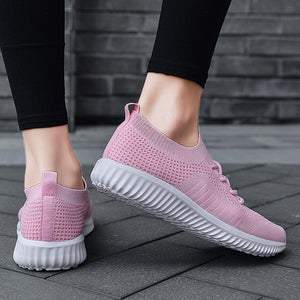 Women Casual Shoes Fashion Breathable Walking Mesh Flat Shoes Woman White Sneakers Women 2020 Tenis Feminino Gym Shoes Sport