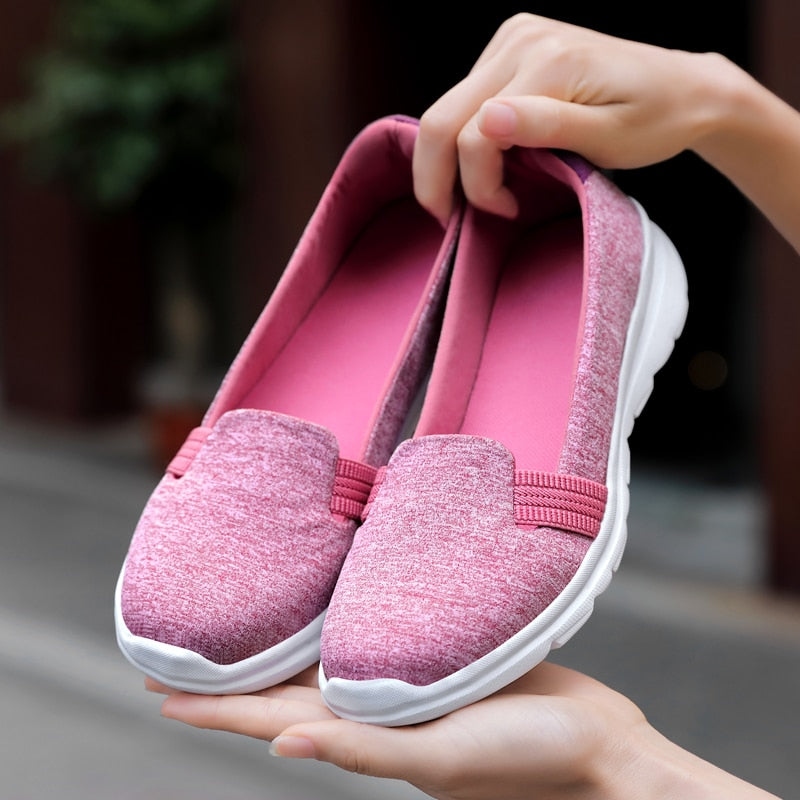 Women Flats Loafers Shoes Woman Comfortable Casual Ladies Shoes Sneakers Women Slip-on Ballerina Flats Shoes Zapatillas Mujer