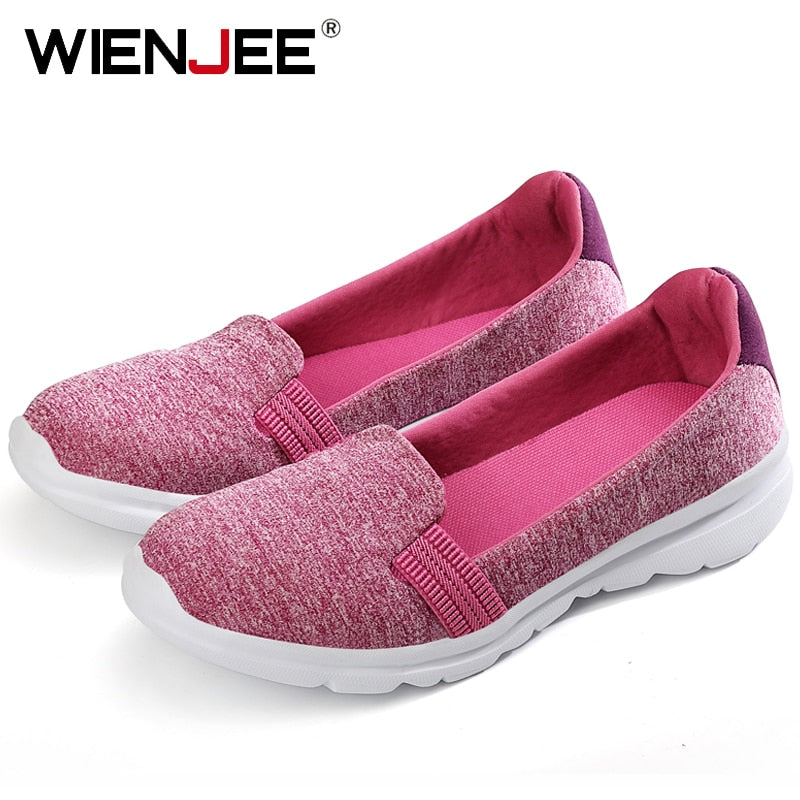 Women Flats Loafers Shoes Woman Comfortable Casual Ladies Shoes Sneakers Women Slip-on Ballerina Flats Shoes Zapatillas Mujer