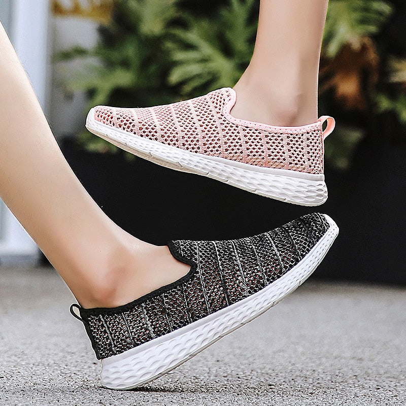 Women Sandals 2020 Mesh Breathable Women Shoes Fashion Sneakers Shoes Soft Comfortable Summer Shoes Women Zapatos De Mujer